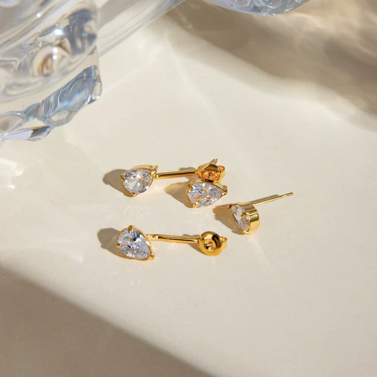 Georgia Dual Diamond Earrings