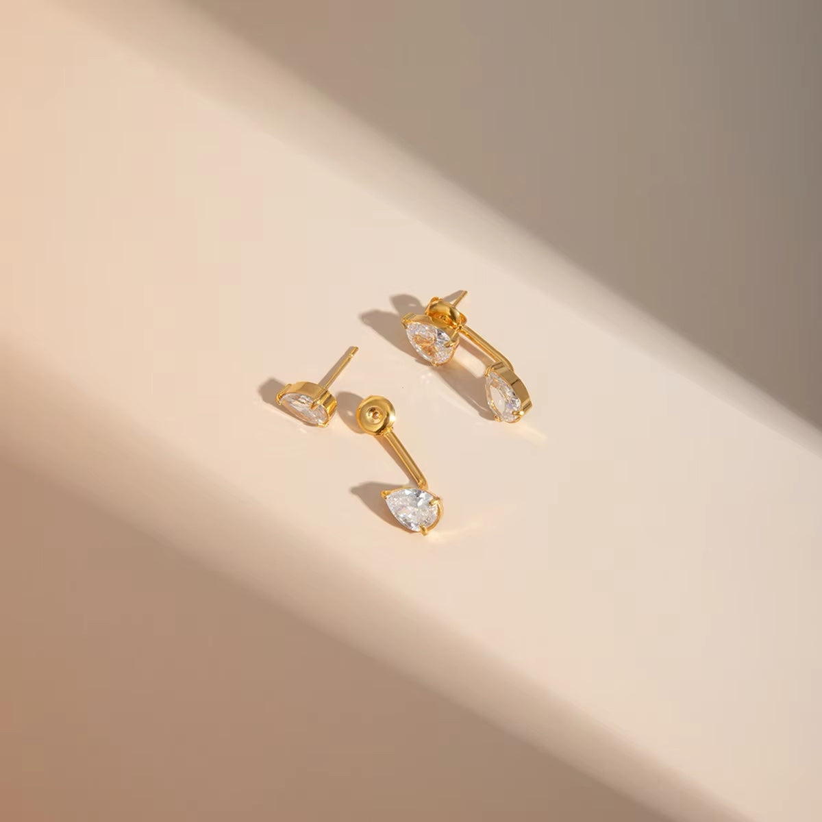Georgia Dual Diamond Earrings