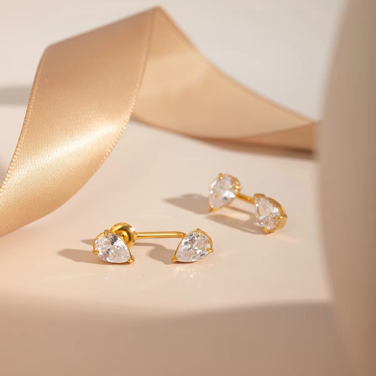 Georgia Dual Diamond Earrings