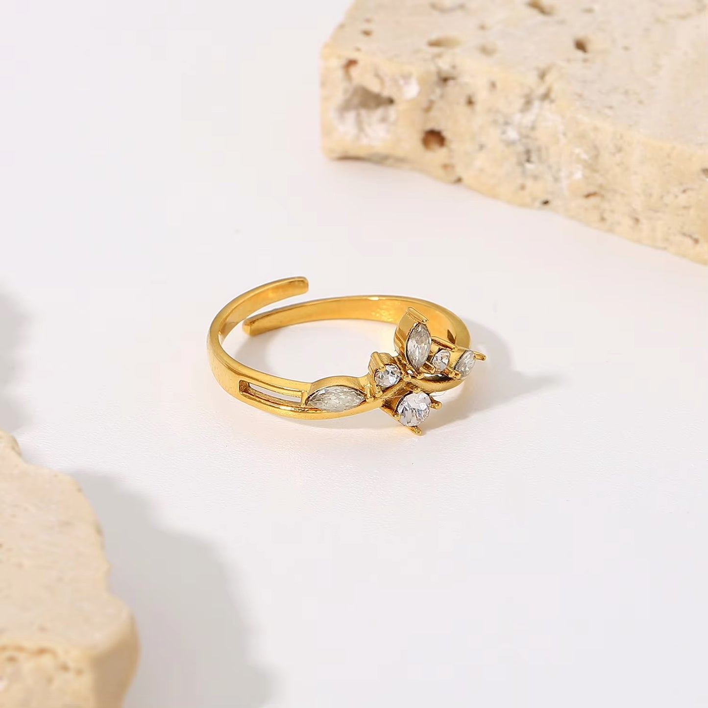 Yasmine Diamond Ring (adjustable)