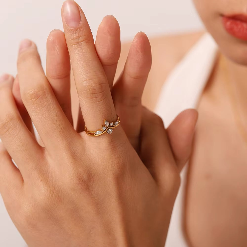 Yasmine Diamond Ring (adjustable)
