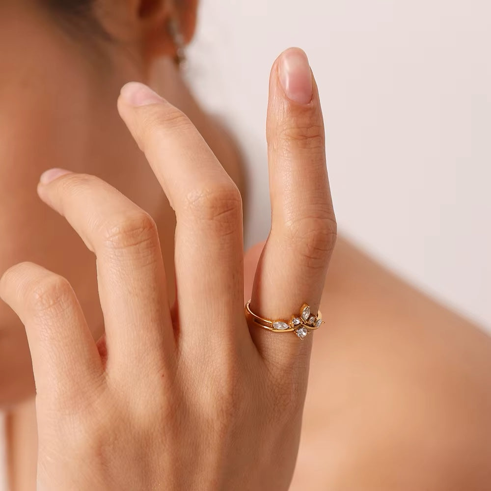 Yasmine Diamond Ring (adjustable)
