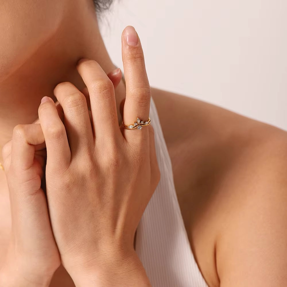 Yasmine Diamond Ring (adjustable)