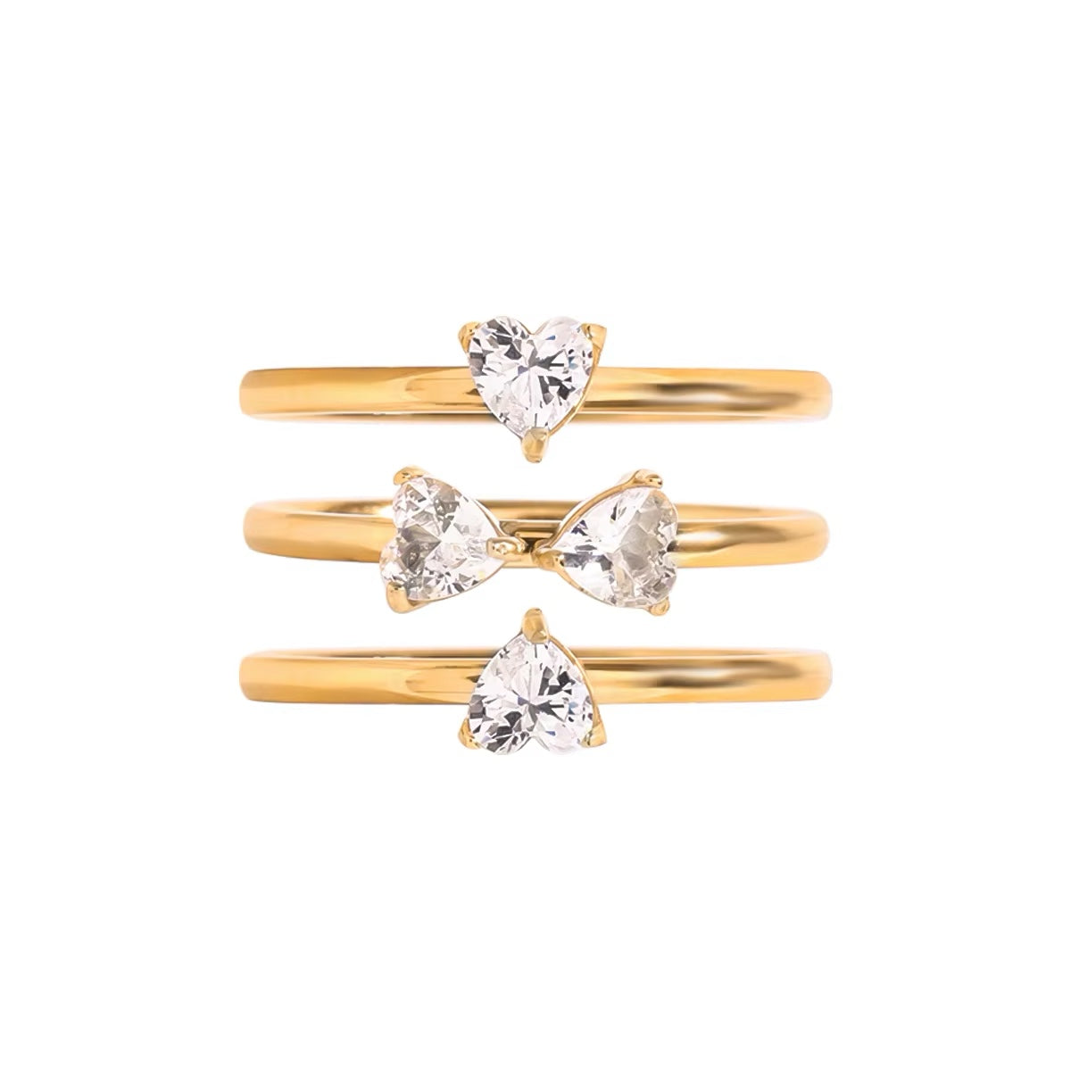 Amelia Triple Diamond Ring