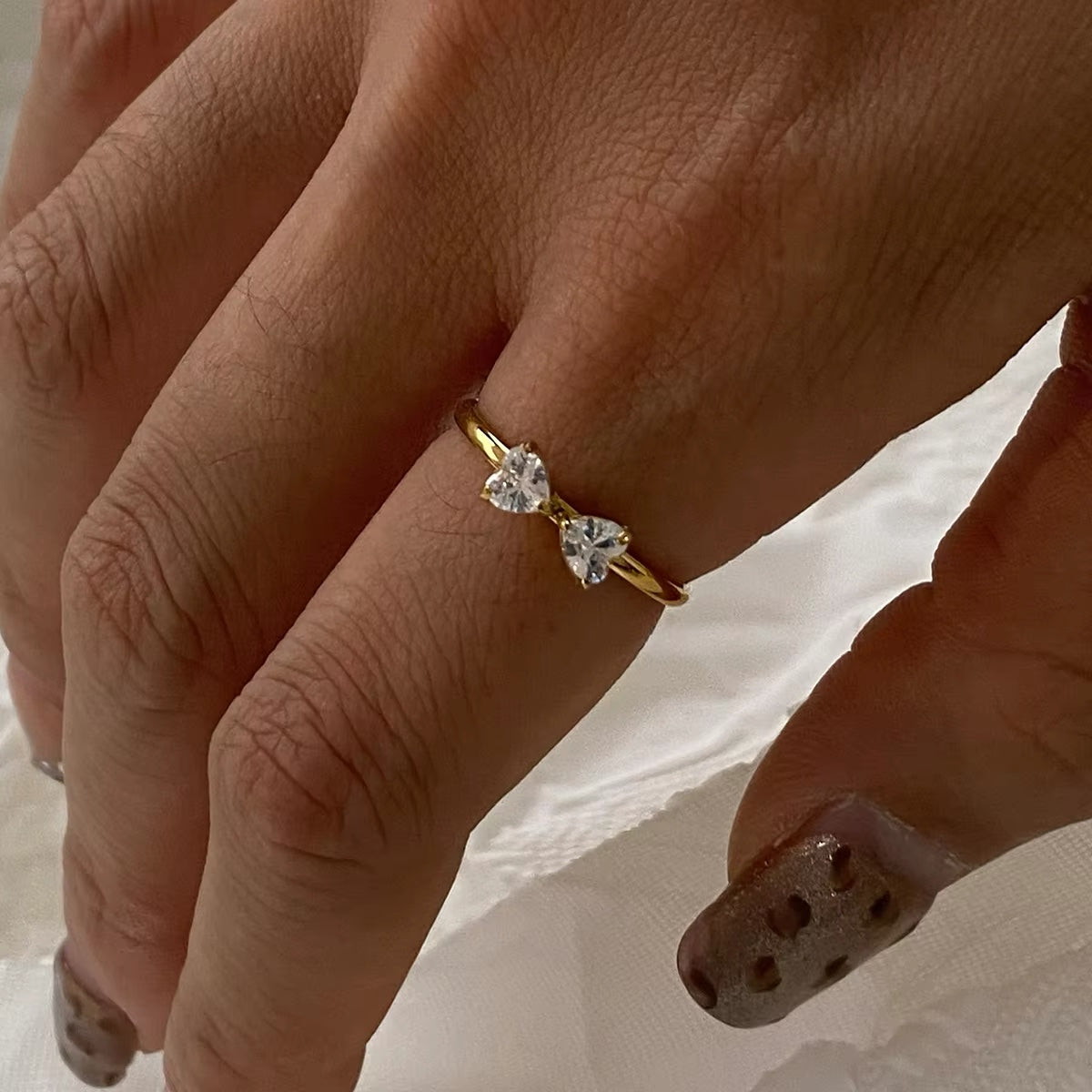 Amelia Triple Diamond Ring