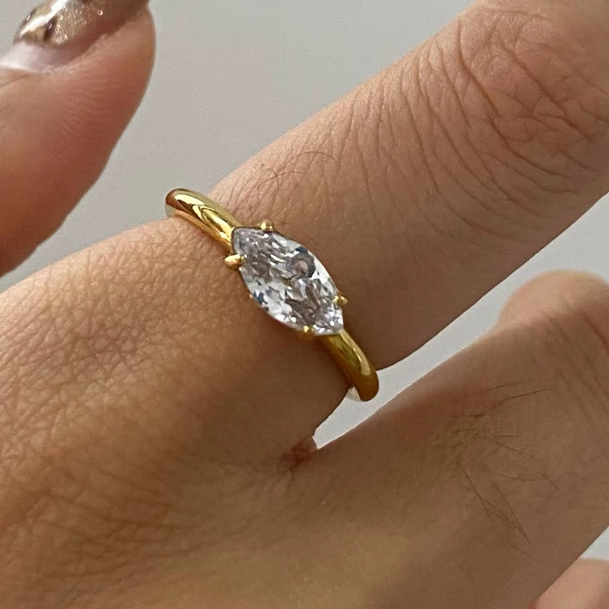 Mariandra Dual Diamond Ring (Adjustable)