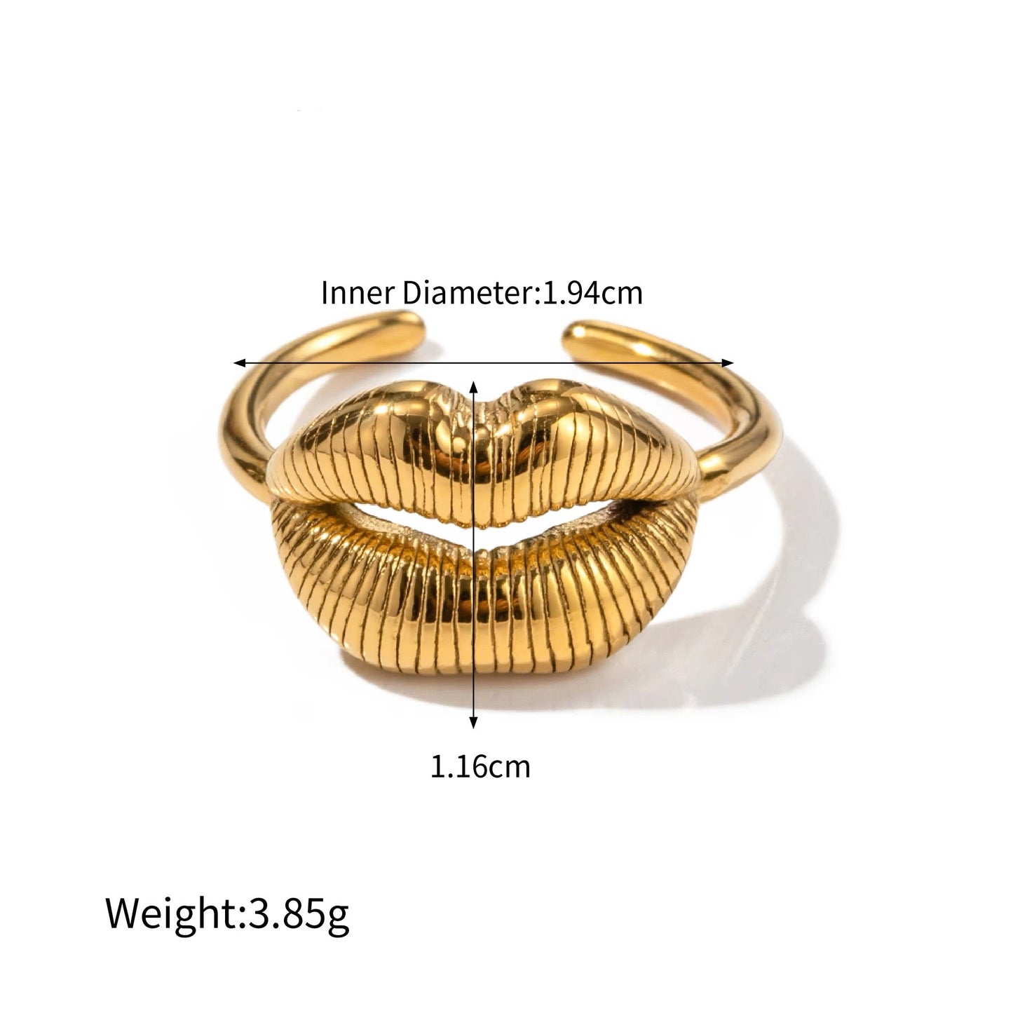 First Kiss Ring (Adjustable)