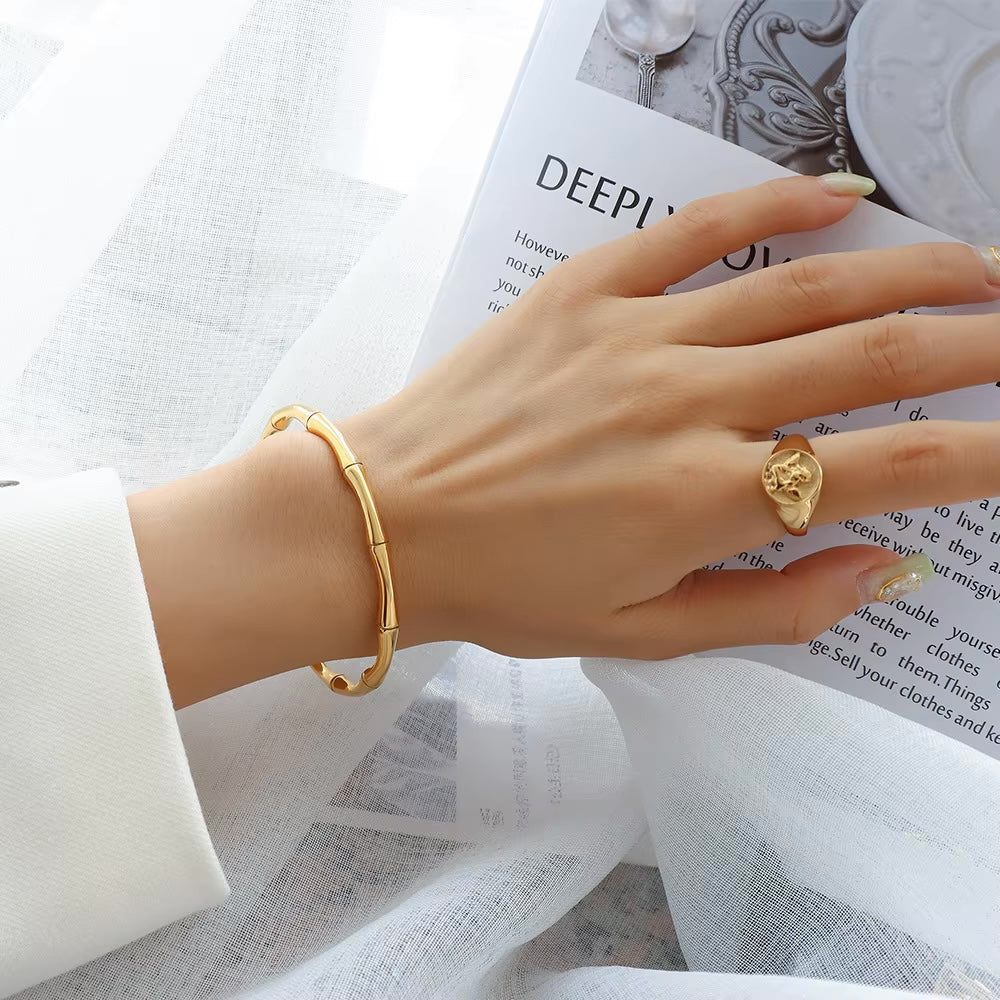 Bethany Bamboo Bracelet ( Adjustable)