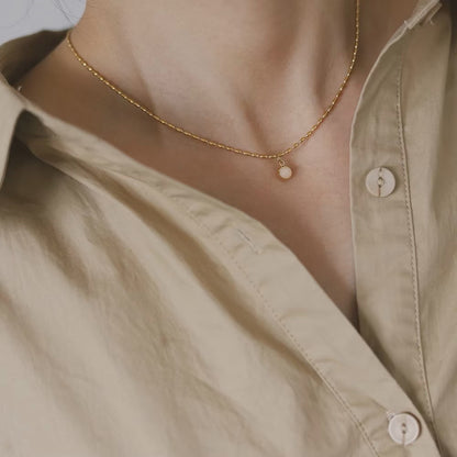Ginger Stone Necklace