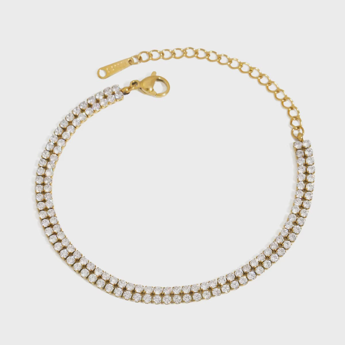 Victoria Dual Line Zirconia Bracelet