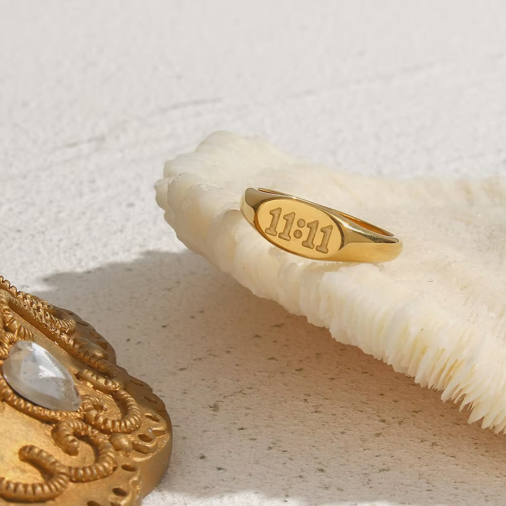 Angelic Number 11:11 Ring