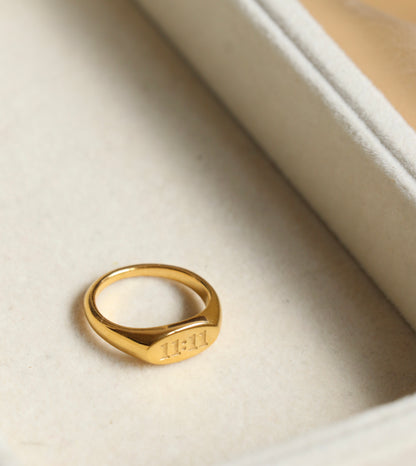 Angelic Number 11:11 Ring