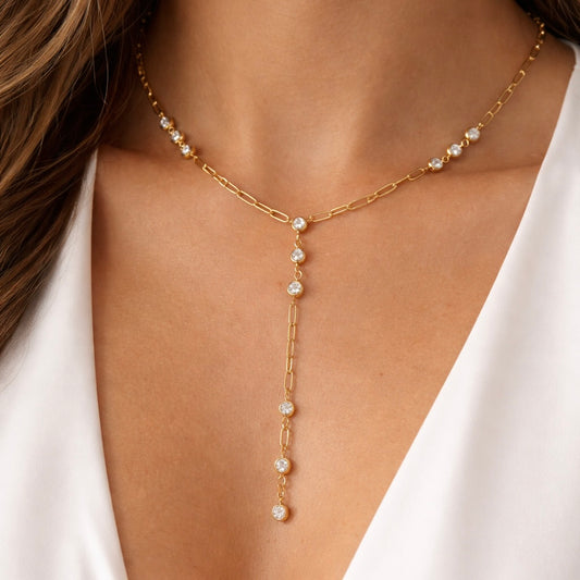 Hannah Diamond Chained Necklace