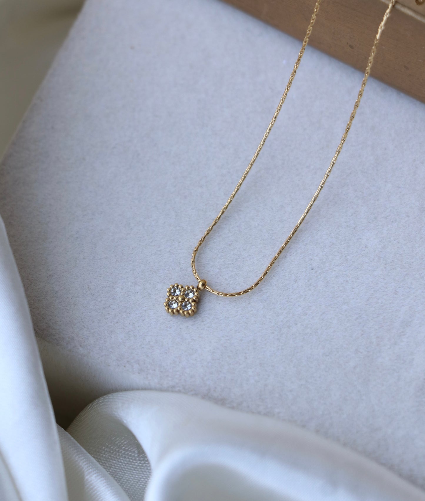 Ira Dainty Zirconia Necklace
