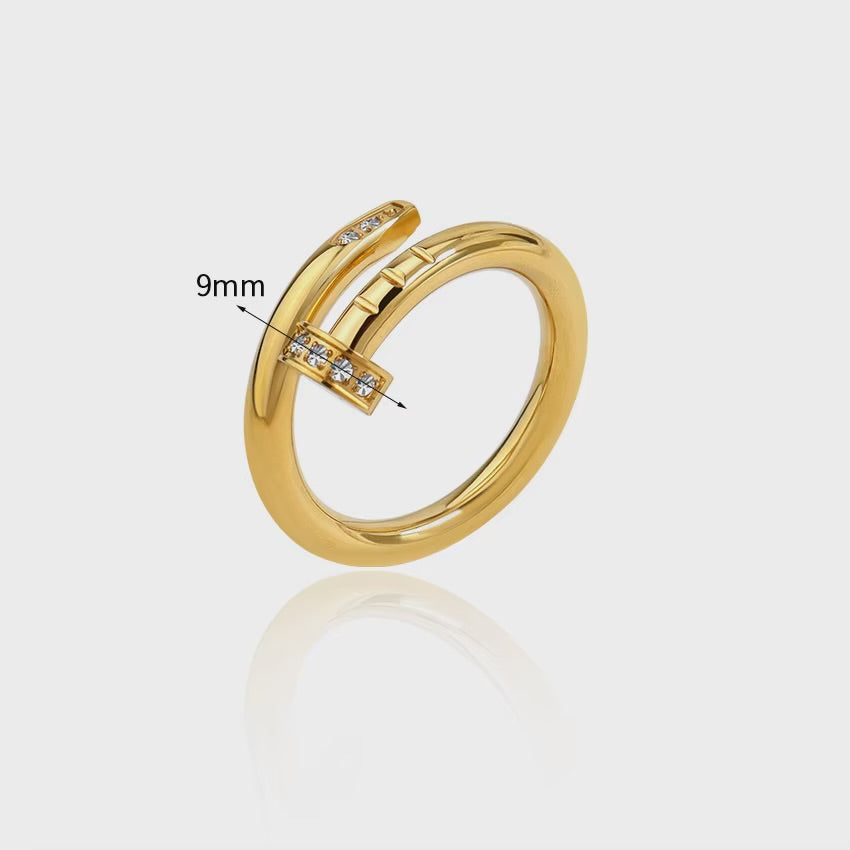 Vienna Zirconia Nail Ring