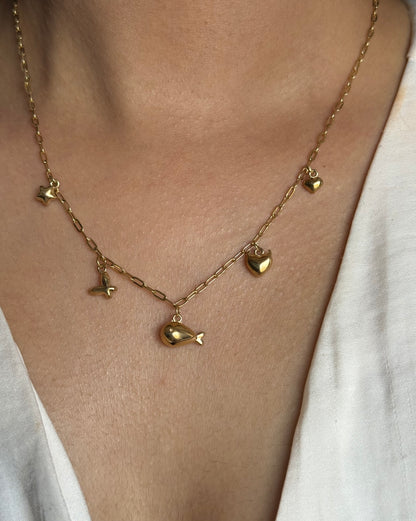 Tanzire Mini Charms Necklace