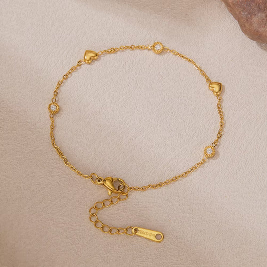 Dainty Ira Heart Bracelet