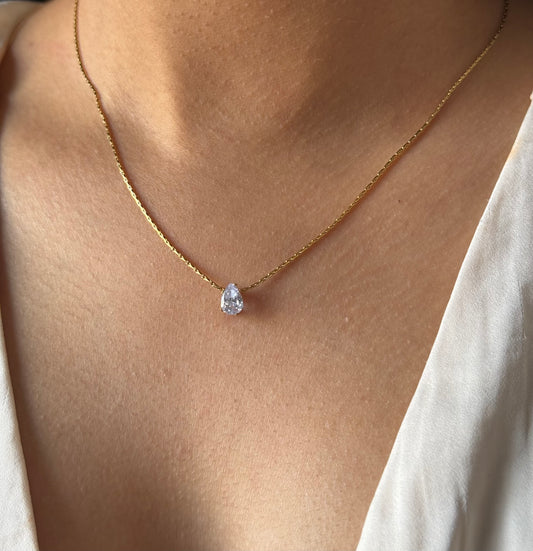Ariel Drop Diamond Necklace