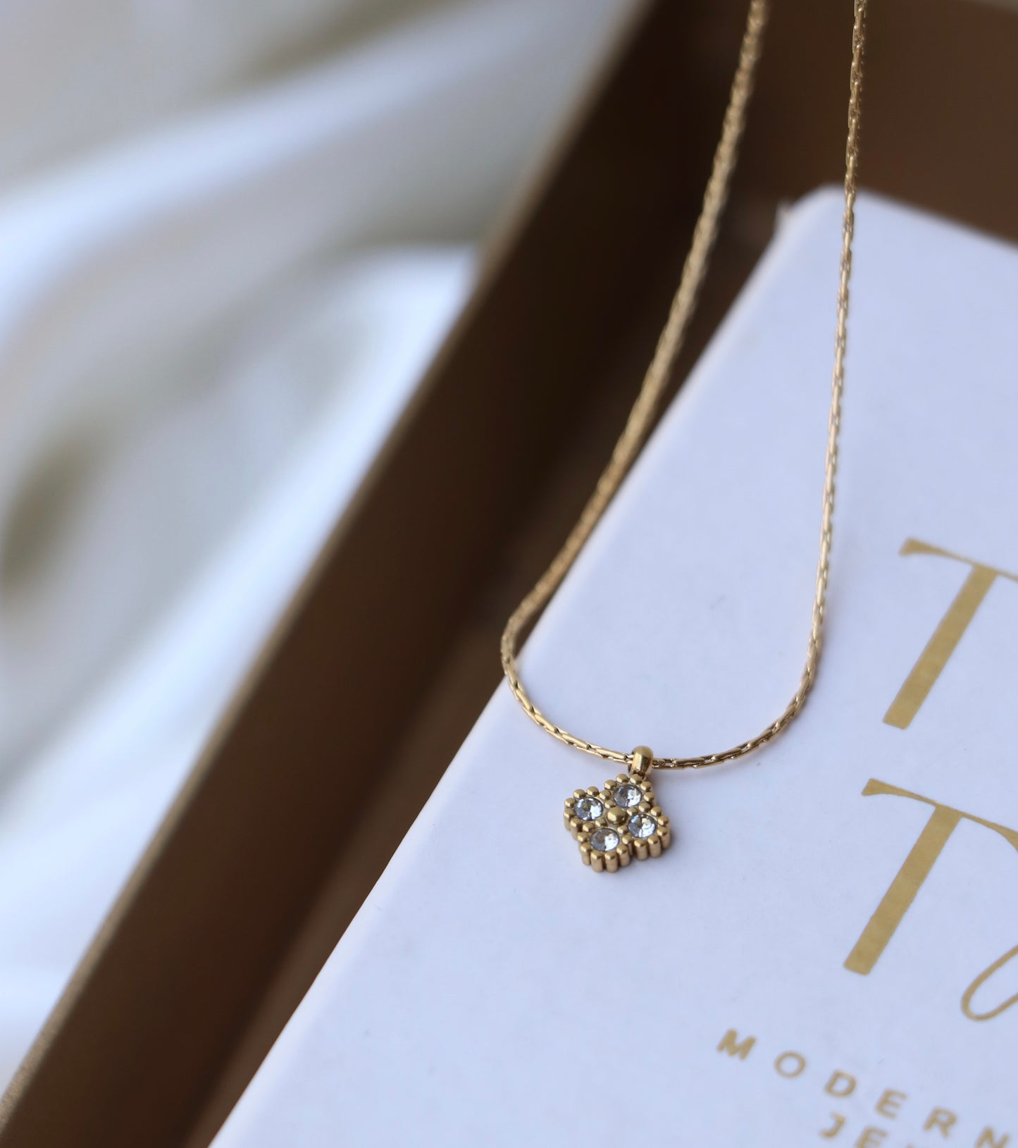 Ira Dainty Zirconia Necklace