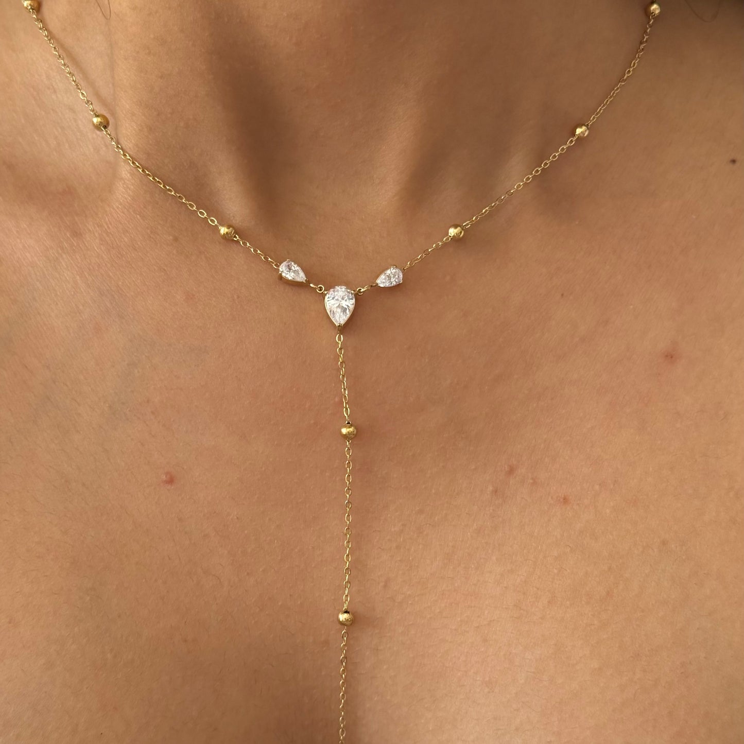 Golden Tease Diamond Necklace