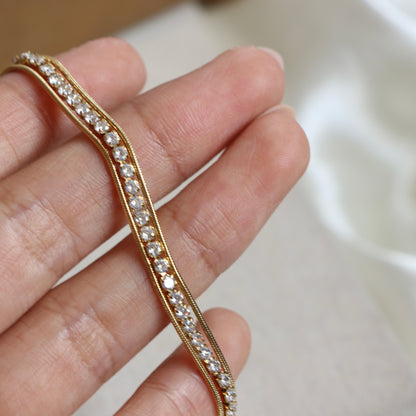 Juliet Zirconia Triple Layered Bracelet