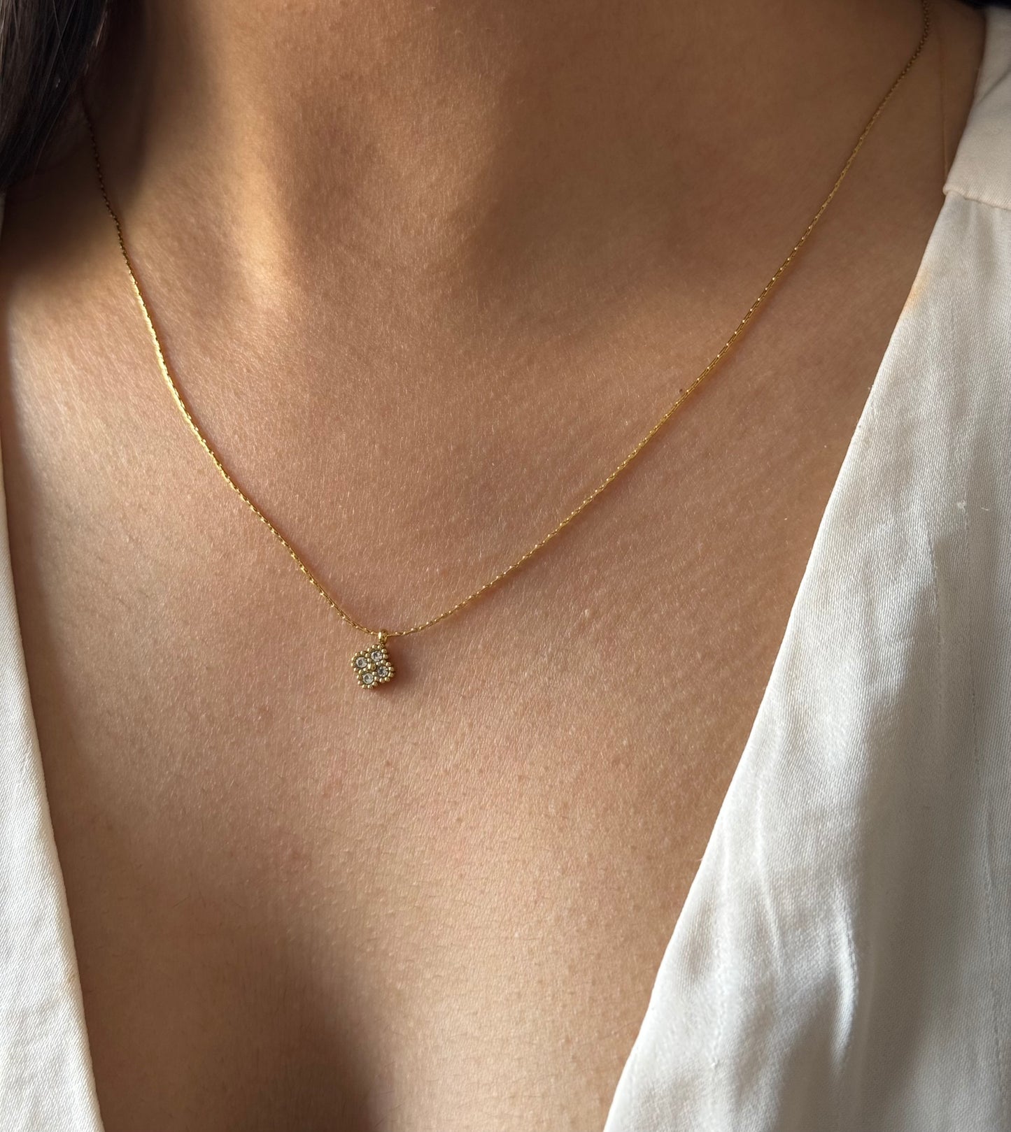 Ira Dainty Zirconia Necklace