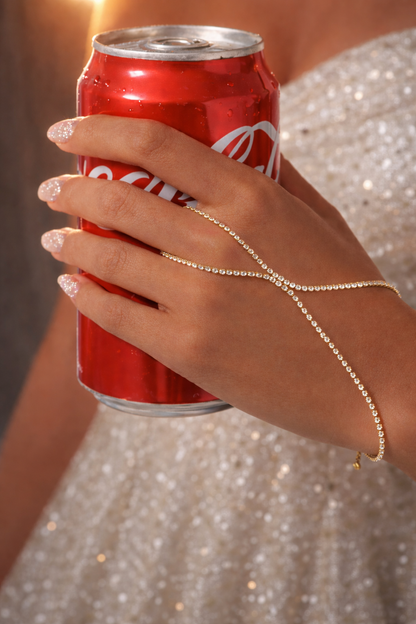 Amelia Zirconia Hand Chain