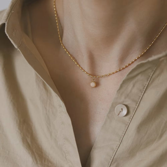 Ginger Stone Necklace