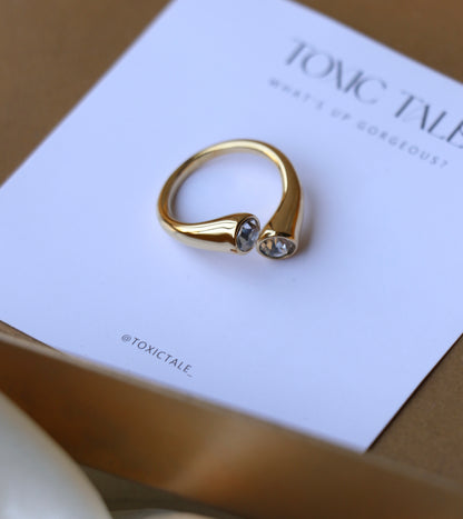 Hazel Zirconia Ring (Adjustable)