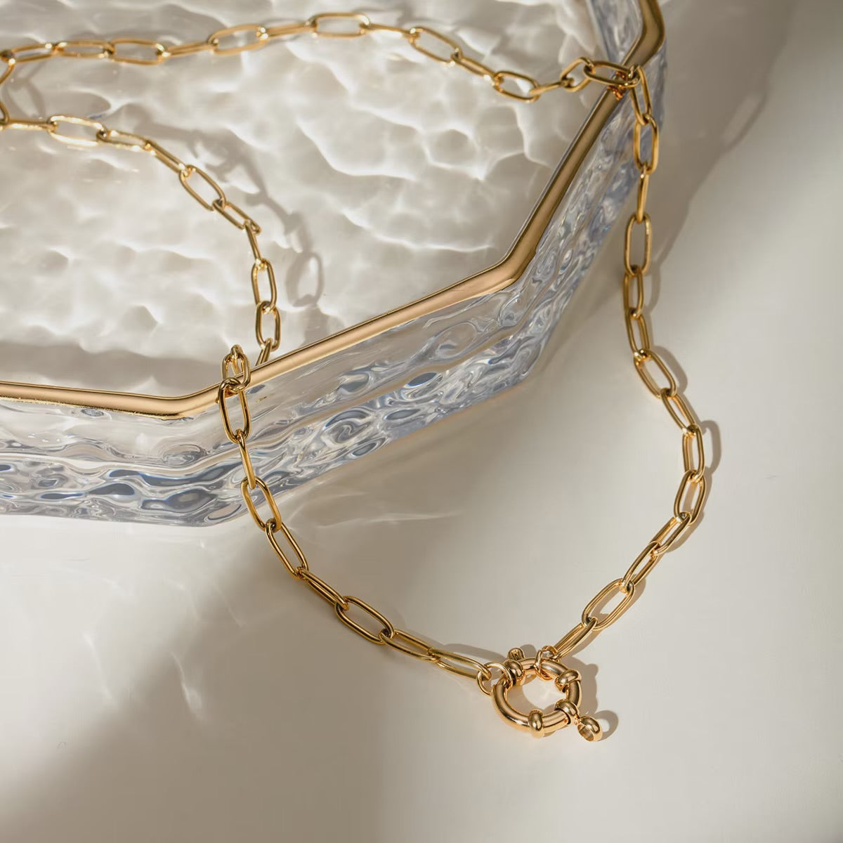 Bubble Clasp charm Chain