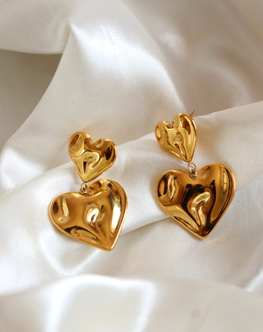 Krish Heart Earrings