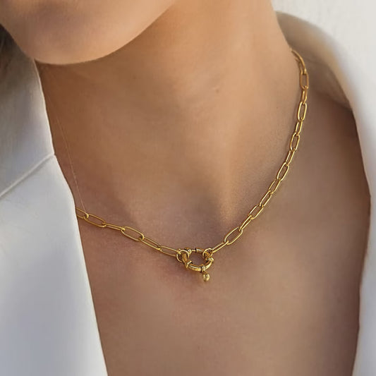 Bubble Clasp charm Chain