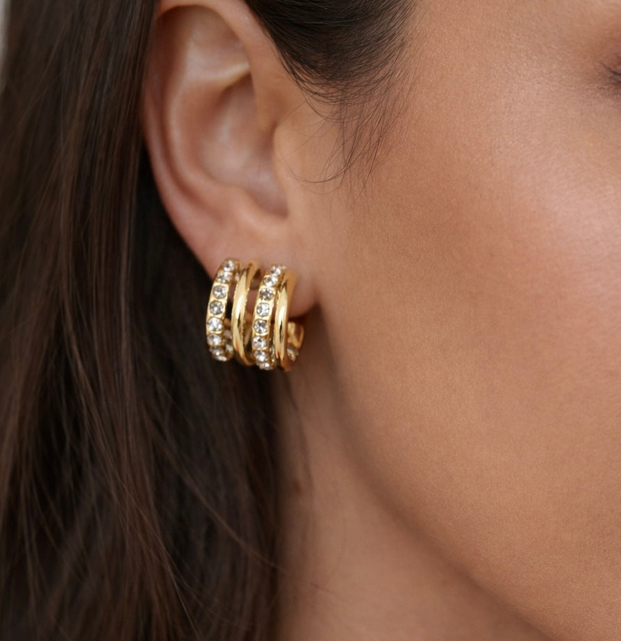 LA Zirconia Hoops