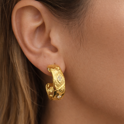 Golden Talisman Hoops