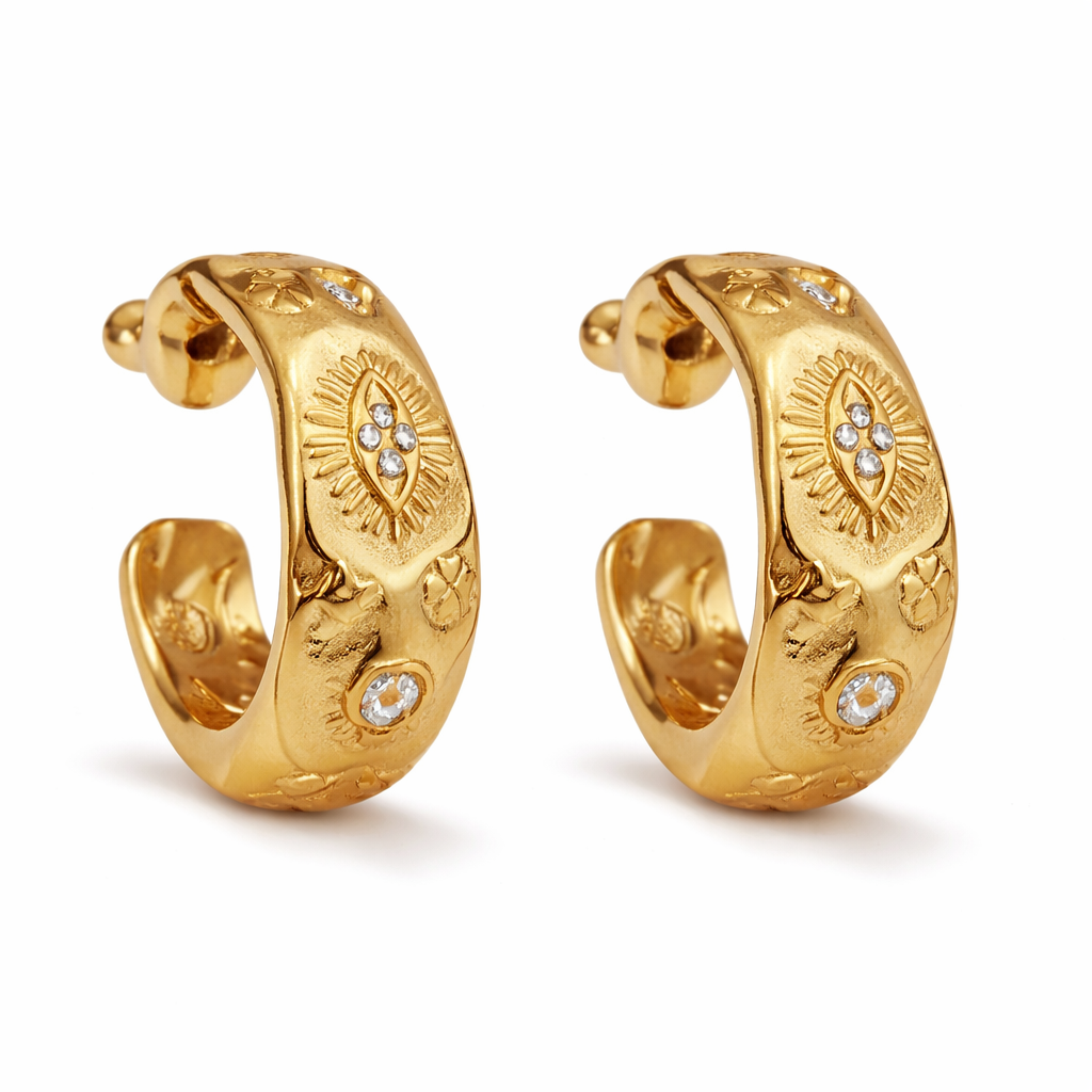 Golden Talisman Hoops