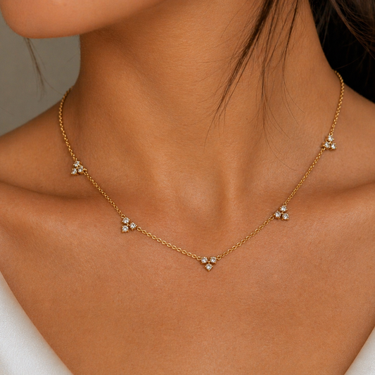 Étoile Cluster Necklace