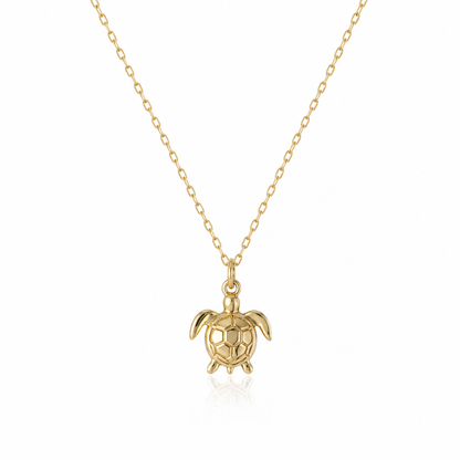 Dainty Turtle Luck Necklace