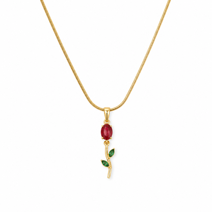 Golden Tulip Necklace