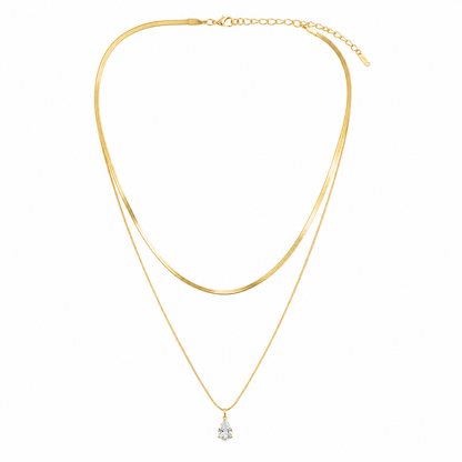 Tear Drop Dual Layered chain