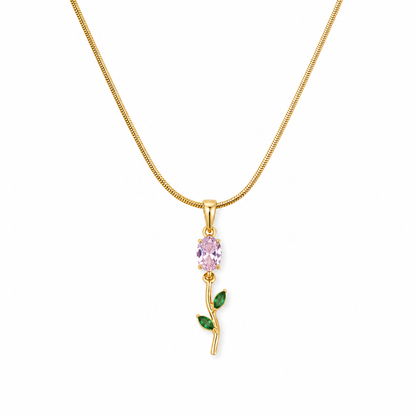 Golden Tulip Necklace