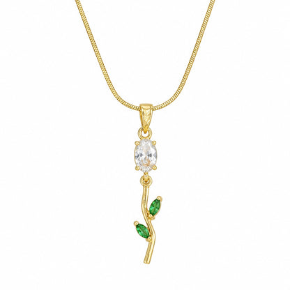 Golden Tulip Necklace