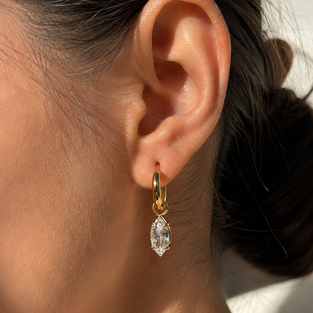 Alure Diamond Drop Earrings