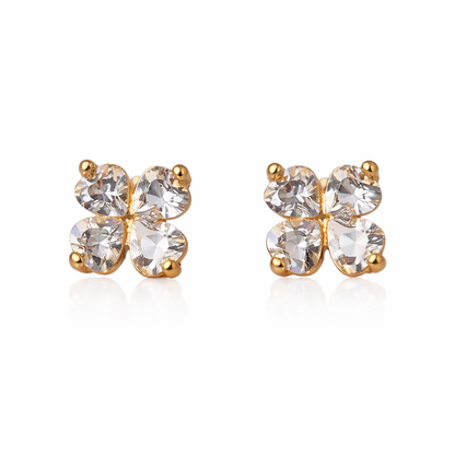 Zirconia Petal Studs
