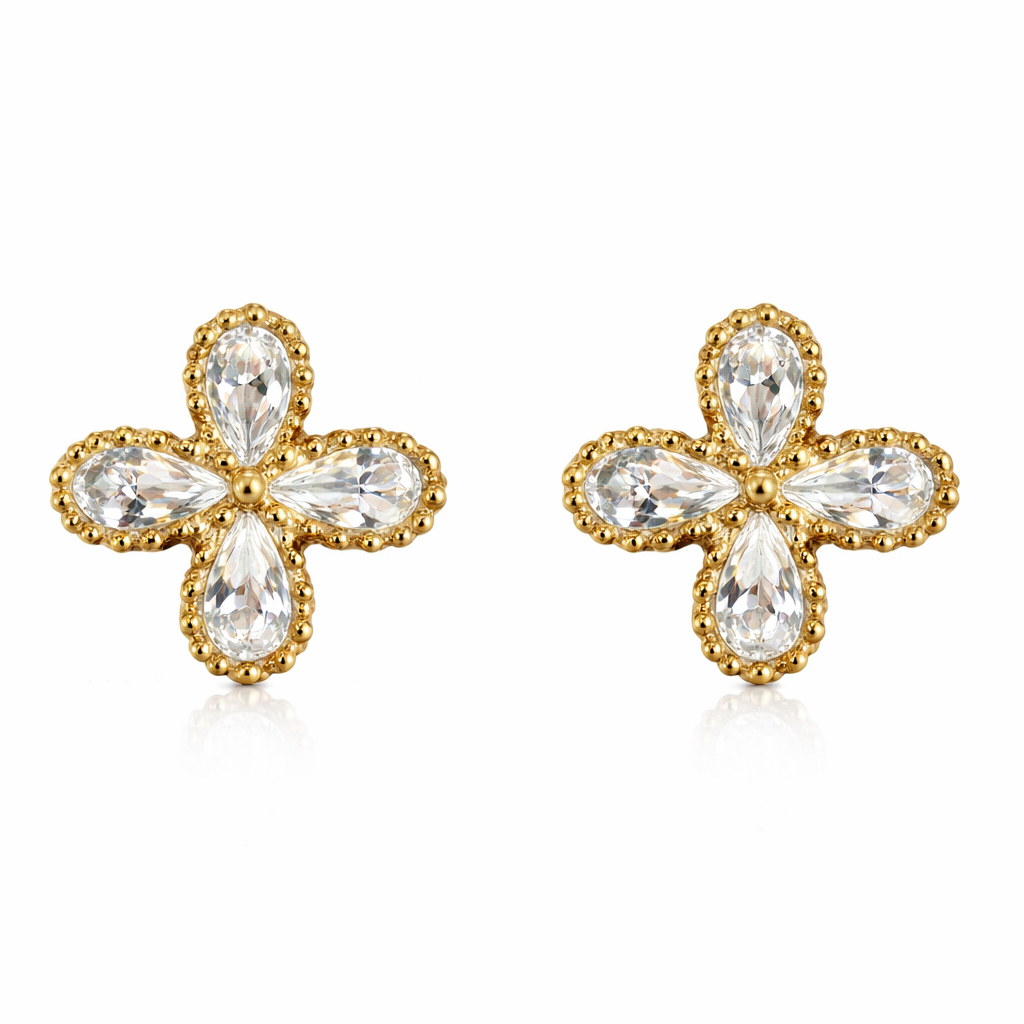 Daphne Zirconia Studs