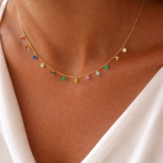 Dainty Hawaii Zirconia Necklace