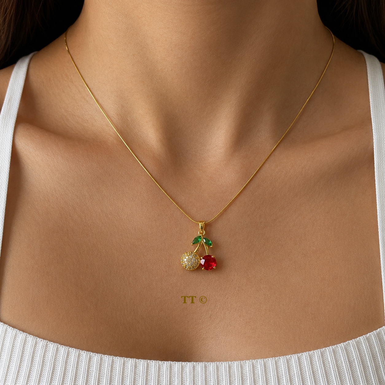 Cherry Kiss Necklace