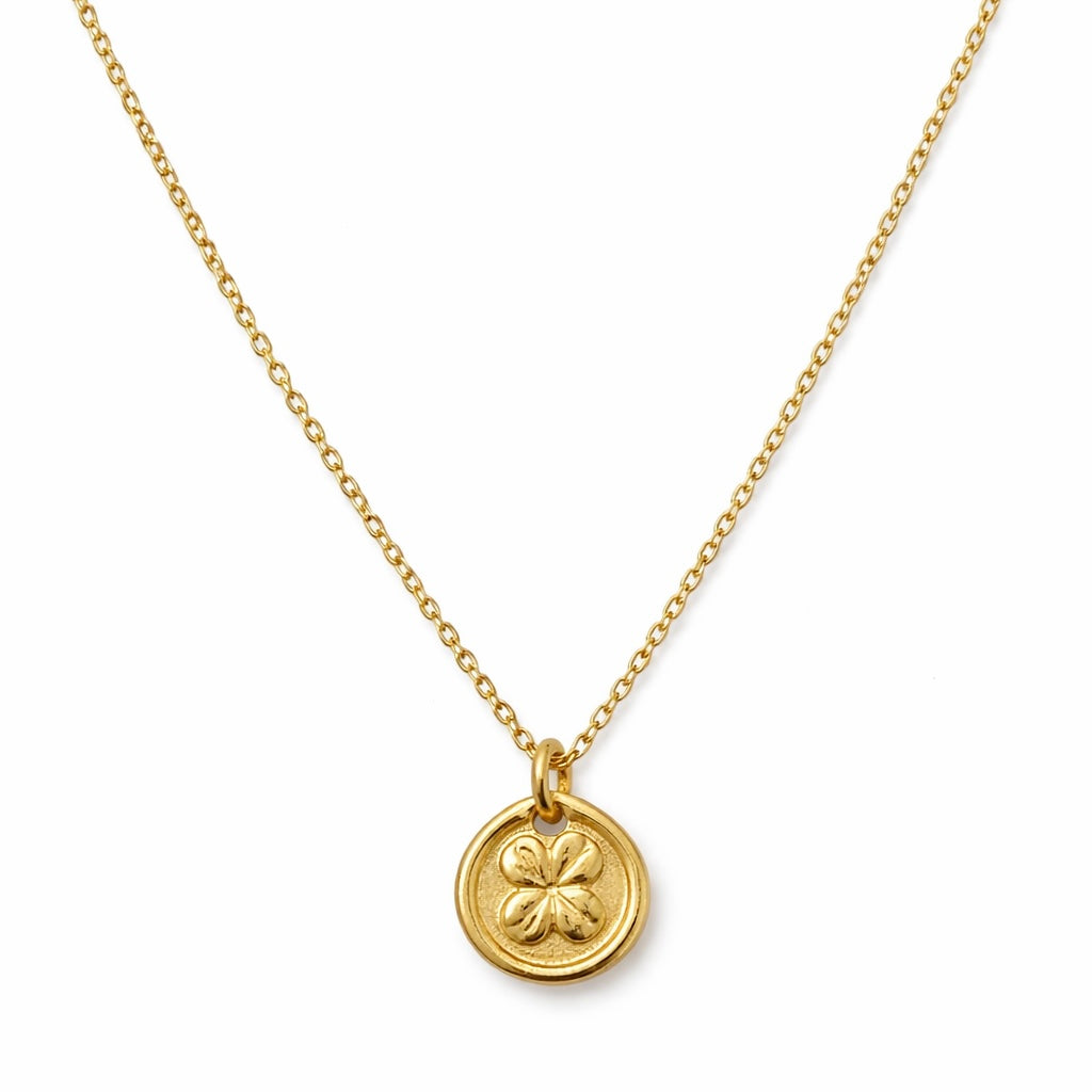 Clover Coin Necklace