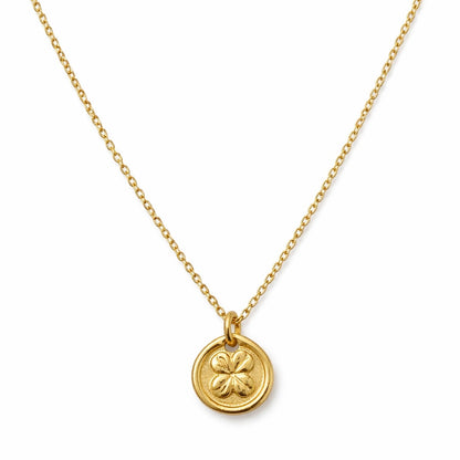 Clover Coin Necklace