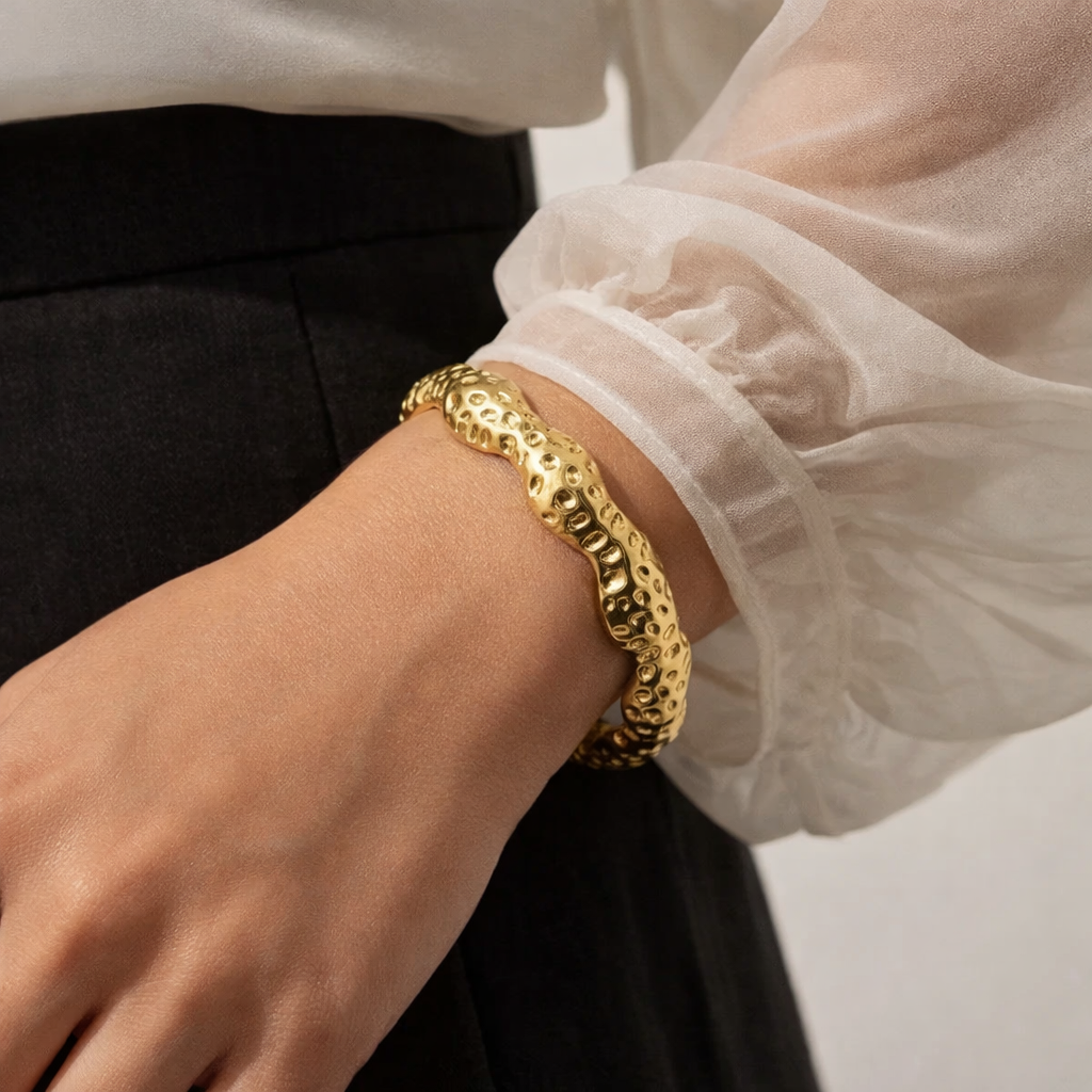 Jamaica Gold Band ( Adjustable)