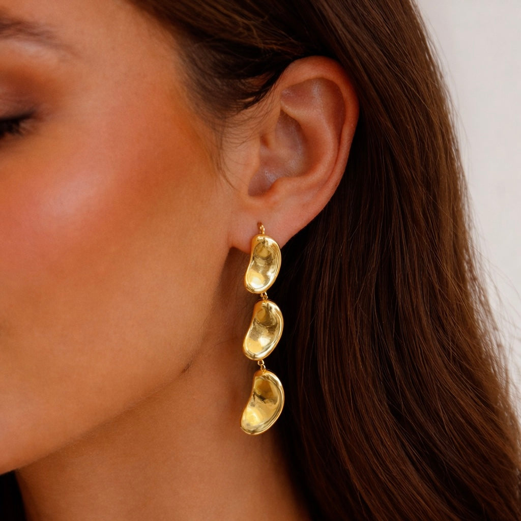 Katie Gold Drop Earring